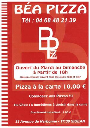 Béa pizza