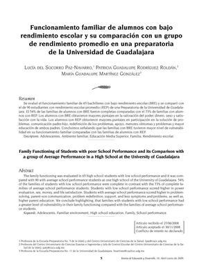 FUNCIONAMIENTO ALUMNOS BAJO RENDIMIENTO