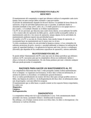 Mantenimiento Para Pc