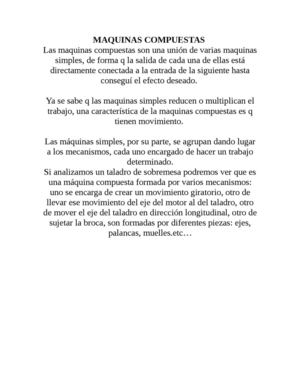 Maquinas Compuestas