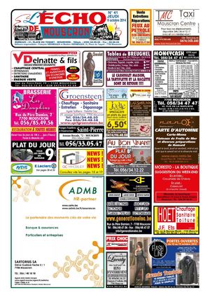 Echo de Mouscron - sem. 41 2014
