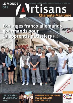 Le monde des artisans de Charente-Maritime octobre 2014