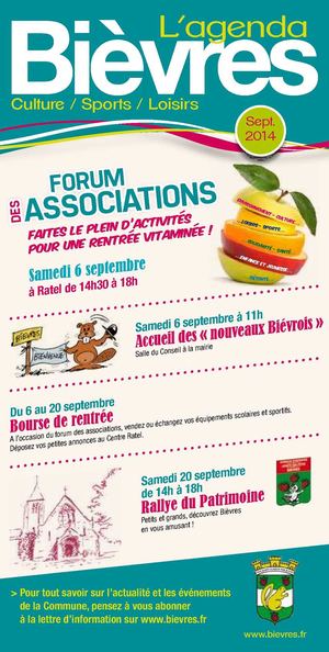 Agenda septembre 2014