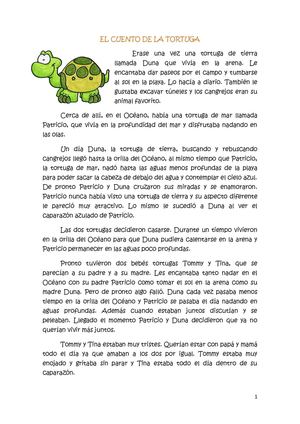 El Cuento De La Tortuga