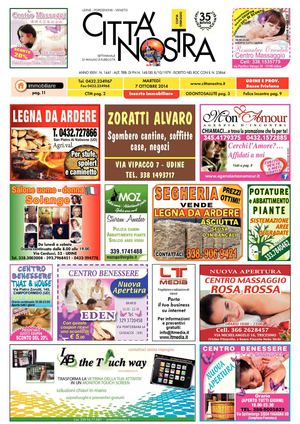 Città Nostra Udine del 07.10.2014 n. 1441