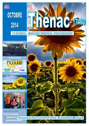 Mairie de Thénac le mensuel octobre
