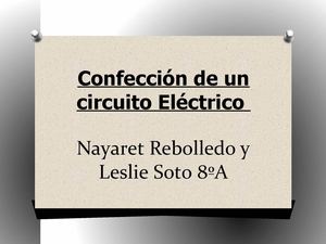 Confección de un circuito electrico