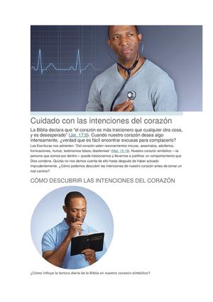 Cuidado Con Las Intenciones Del Corazon