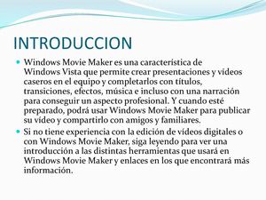 MANUAL DE MOVIE MAKER