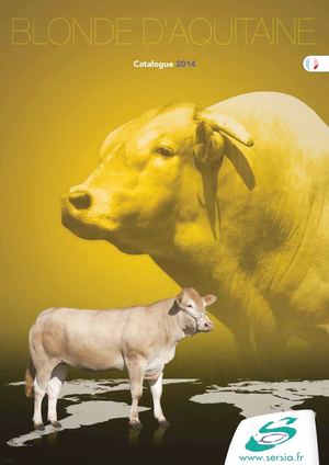 CATALOGUE BLONDE D AQUITAINE EVOLUTION INTERNATIONAL 2014 FRA