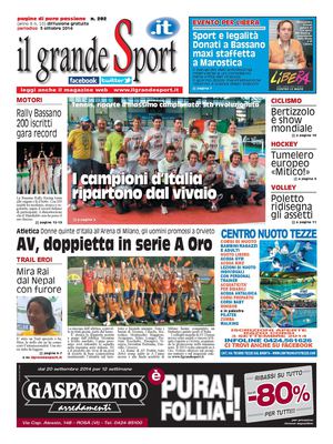 Il Grande Sport n. 202 del 5 ottobre 2014