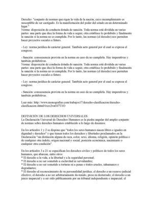 Definición De Los Derechos Universales