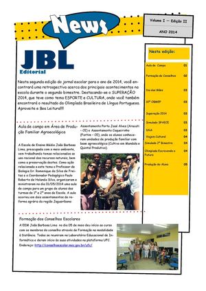 JBL NEWS - 2ª Edição 2014