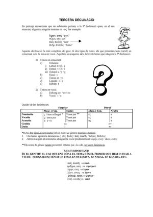 3ªdeclinació
