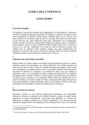Sobre La Violencia - Zizek
