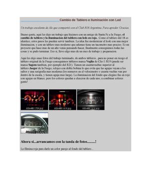 Cambio De Tablero E Iluminación Con Led