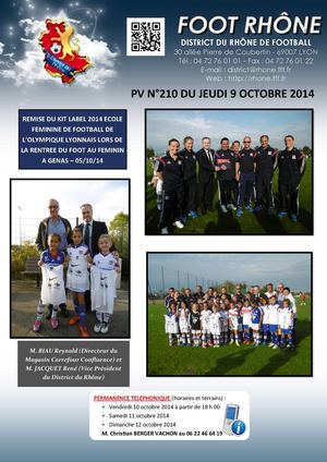 PV 210 du jeudi 9 octobre 2014