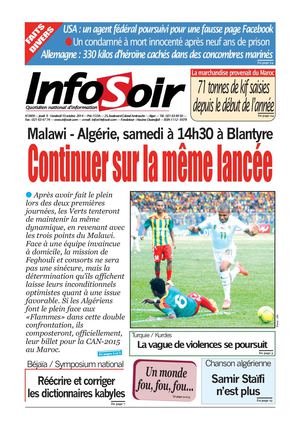 Edition du 09 Octobre 2014