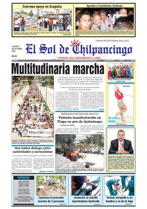 El Sol de Chilpancingo 9 Octubre 2014