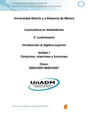Unidad 1 Conjuntos Relaciones Y Funciones