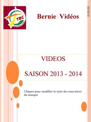 Sommaire 2013 - 2014