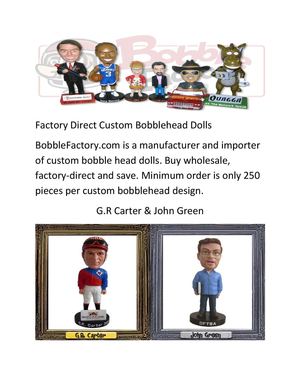 Bobble Factory : Custom Bobble Head Dolls