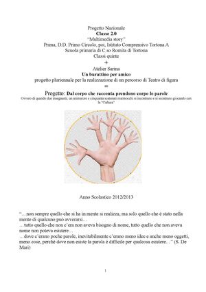 Dal Corpo Che Racconta Prendono Corpo Le Parole