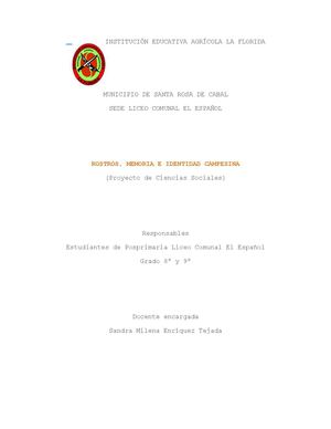 Proyecto Rostros Campesinos