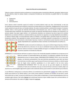 Base Fisica De Semiconductores