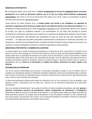 Democracia Participativa