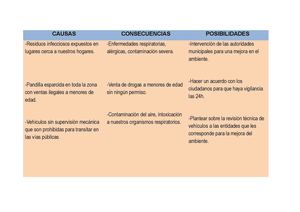 Problemas Ambientales En Mi Localidad