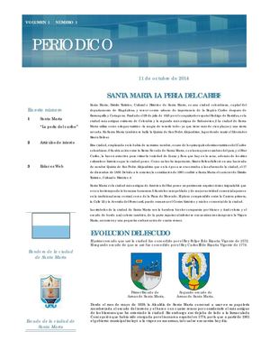 Periodico "Santa Marta"
