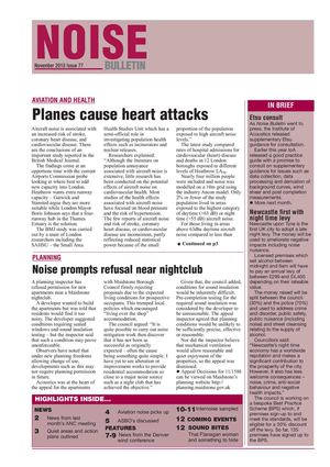 Noise Bulletin 77 November 2013