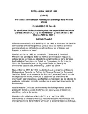 Resolucion 1995