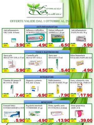 Volantino Ottobre Farmacia Spalletta