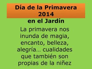 Día De La Primavera