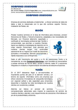 Mision Vision Compured Soluciones