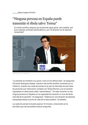 Informacion Ebola