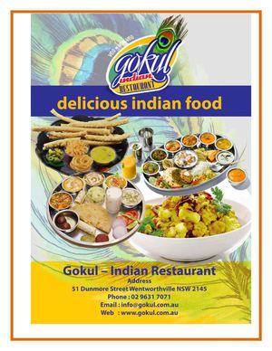 Gokul Indian Restaurant - Indian Restaurant Sydney - Online Dilevery Indian Food