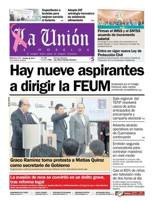 La Unión de Morelos 14 Octubre 2014