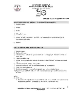 Introducción a PhotoShop