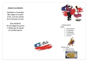 Triptico De Las Fiestas Patrias