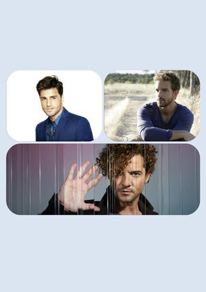 David Bustamante, David Bisbal y Pablo Alborán