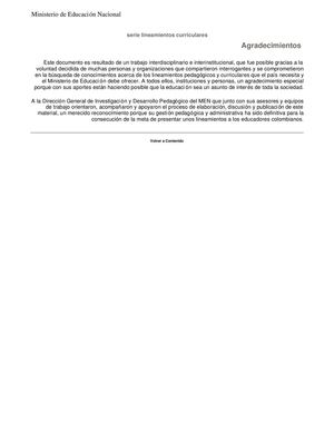 Lineamientos Curriculares De Matemáticas