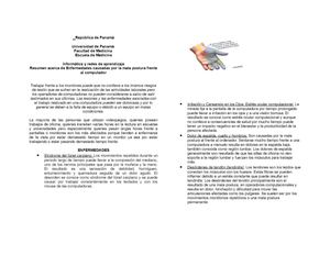 Enfermedades Causadas Por Mala Postura En El Computador