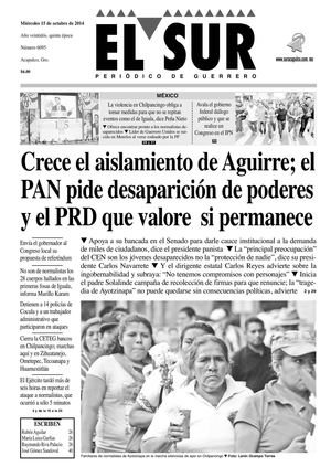 El Sur Miercoles 15102014