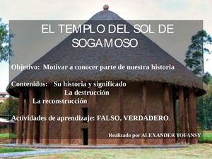 Revista El Templo Del Sol De Sogamoso