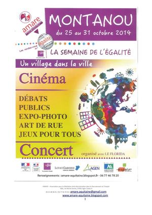 Journal De La Semaine 2014 Village De L'égalité