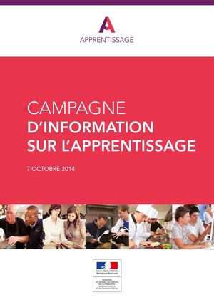 Dossier Apprentissage Octobre 2014