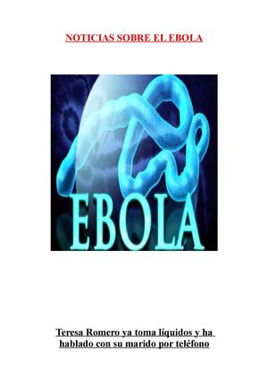 Noticias Sobre El Ebola